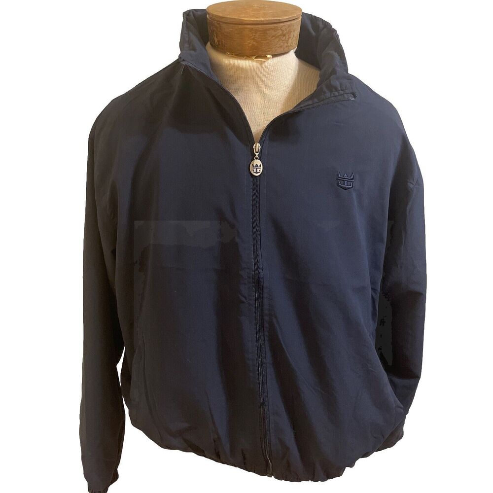 Royal Caribbean International Mens Jacket Navy Blue Extra Large with Hidden Hood